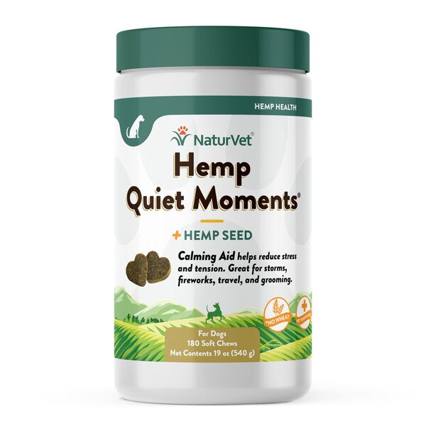 Naturvet Hemp Quiet Moments Plus Hemp Seed 180 chews