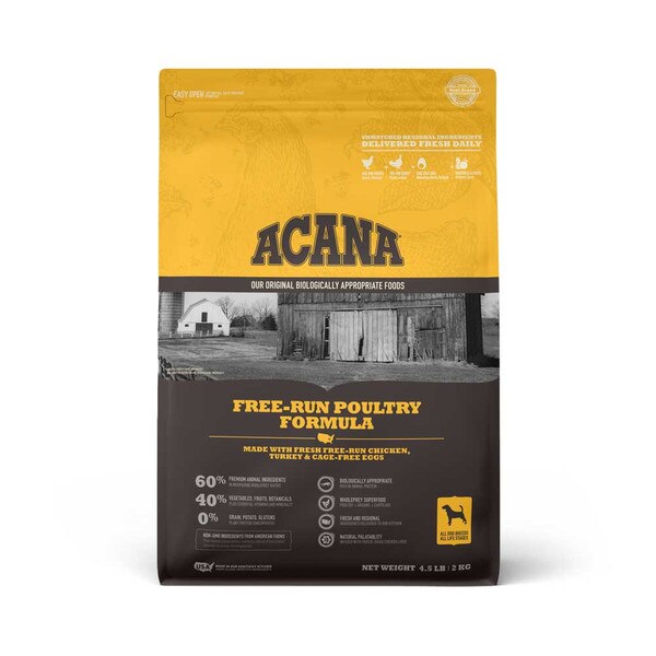 Acana Dog Food Free Run Poultry w/ Grain 4 lb