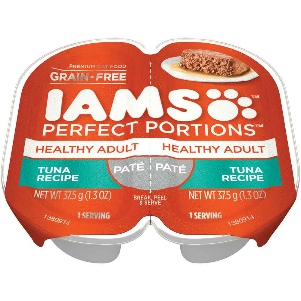Iams Perfect Portions Original Cat Tuna Pate 2.6 oz br