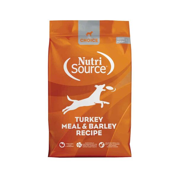 NutriSource Choice Turkey Meal & Barley Dog Food 5 lb