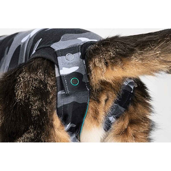 Suitical Recovery Suit Cat - Black Camo - Bark, Bath & Beyond Pet Boutique