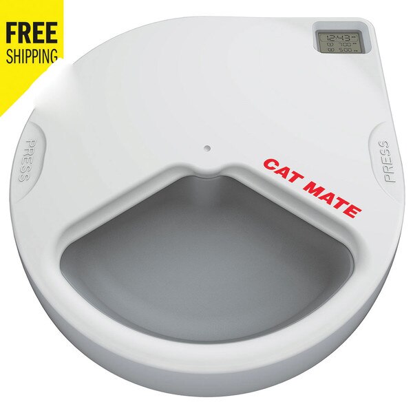 Cat Mate C300 3 Meal Automatic Pet Feeder Hard & Wet Food