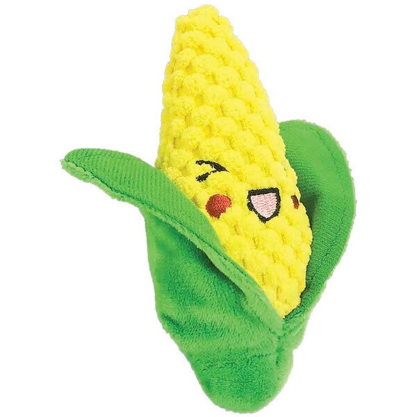 Petsport Tiny Tots Foodies Dog Toy Corn