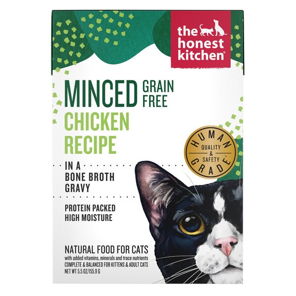 Honest Kitchen Minced Chicken in Bone Broth Gravy 5.5oz