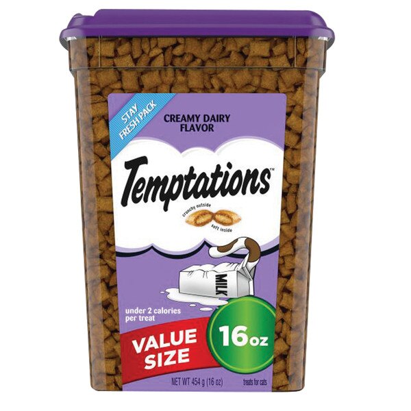 Temptations Creamy Dairy Flavor Cat Treat 16oz.