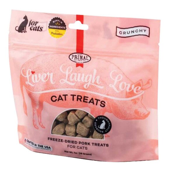 Primal Cat Treats Liver, Laugh, Love Simply Pork 1.5 oz