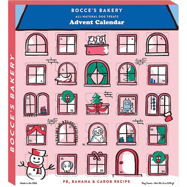 Bocces Holiday Dog Treat Advent Calendar thatpetplace com