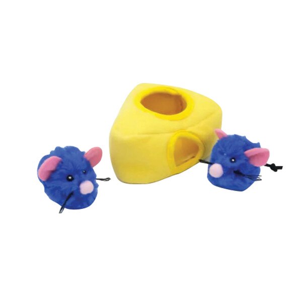ZippyClaws Cat Toy - Burrow - Mice N Cheese | thatpetplace.com