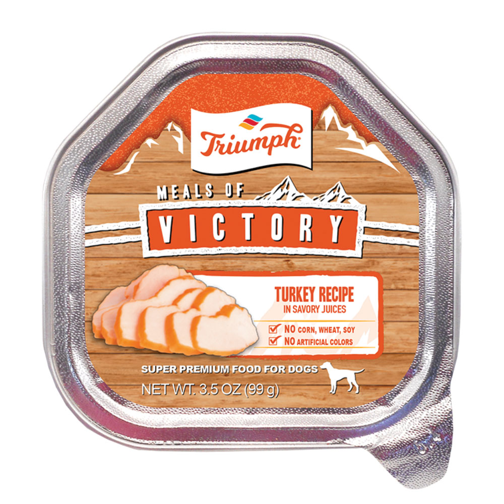 Triumph Victory Wet Cup Dog Food - Turkey - 3.5oz | thatpetplace.com